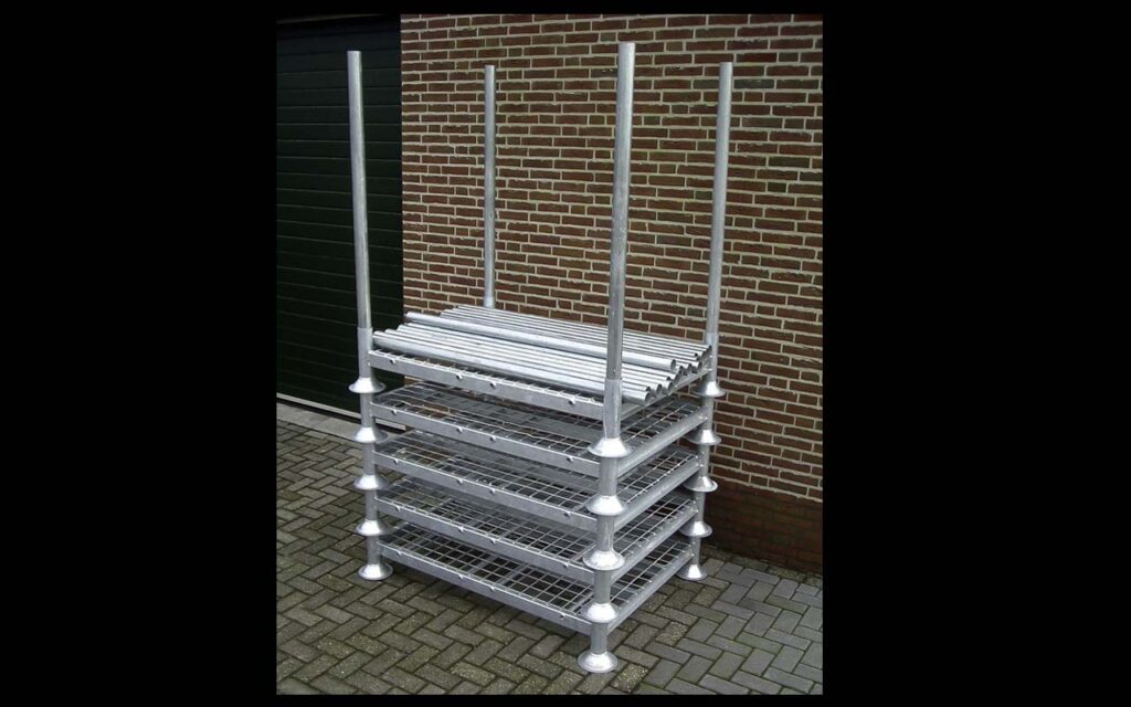 pallet-stacking rack