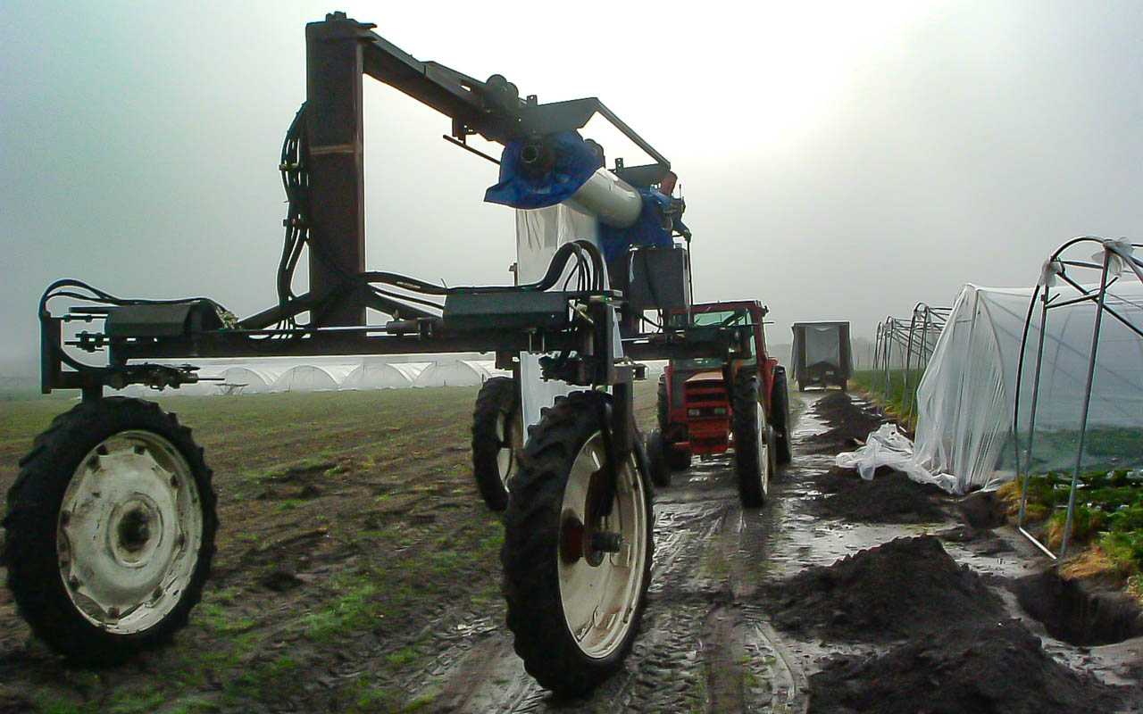 Tracteur à portique